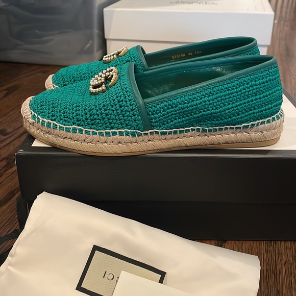 GUCCI KNIT ESPADRILLES 8 - Picture 3 of 6